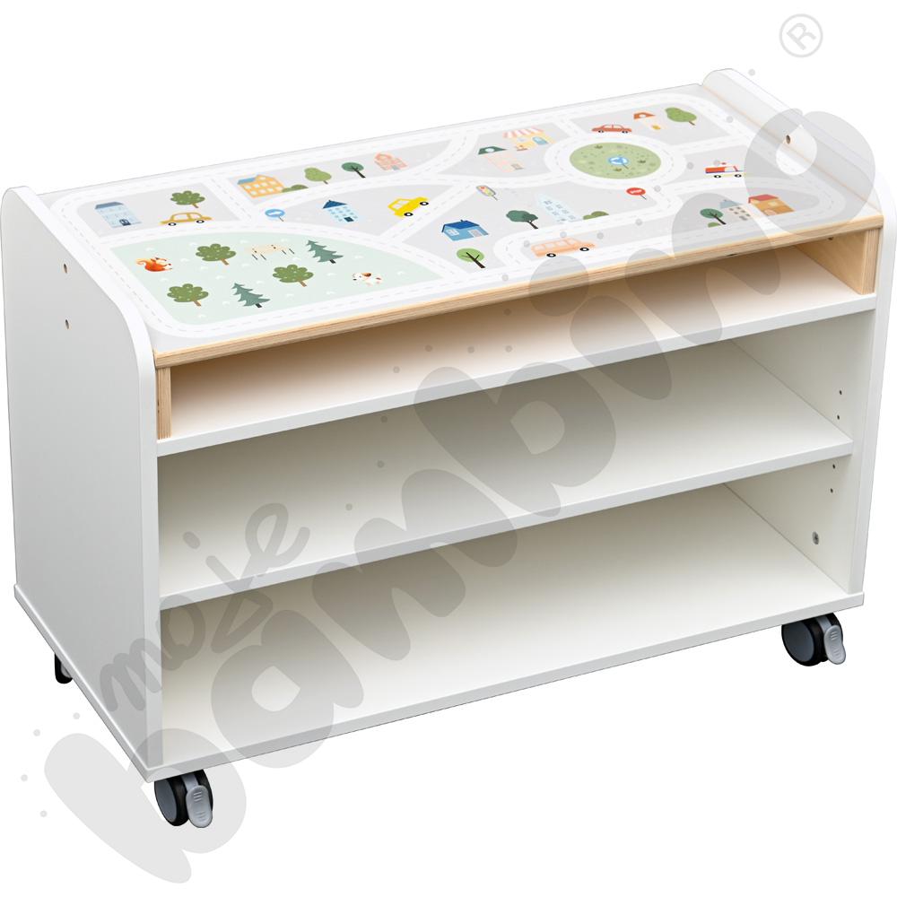 Mobilny kącik Quadro 252 - skrzynia biała