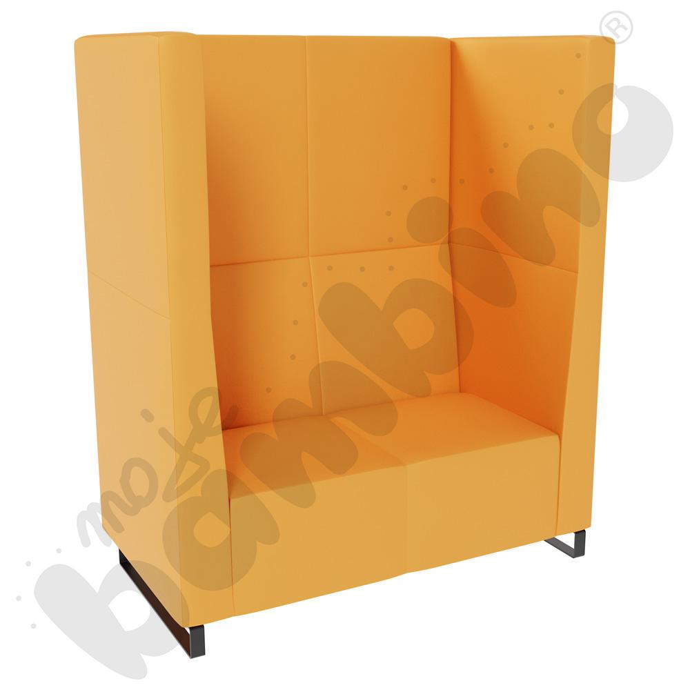 Sofa Universum 2-os. wys. 163 cm, 2 boki wysokie, tkanina MT08