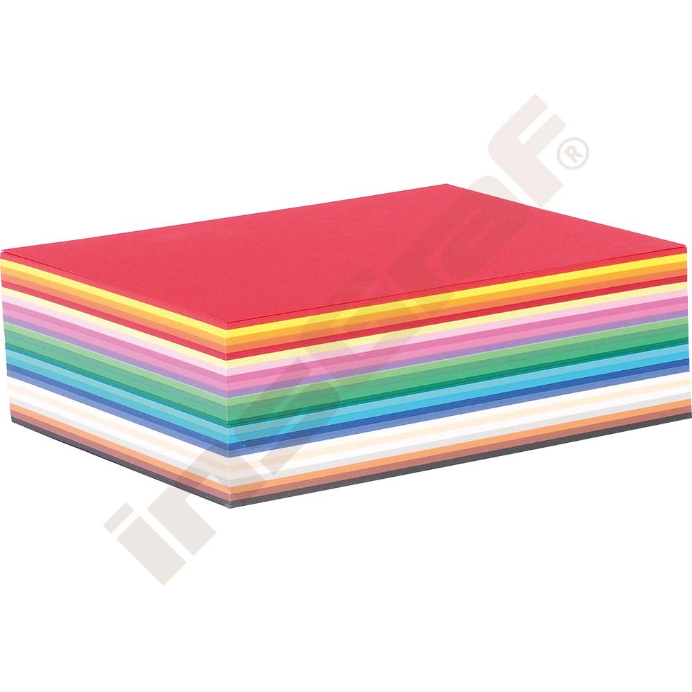 
Fotokarton, 250 Blatt, 25 Farben, A4
