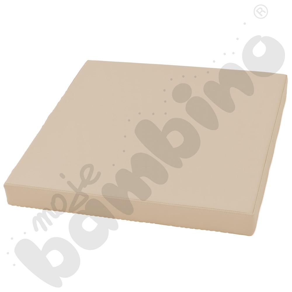 Materac kwadratowy - beżowy