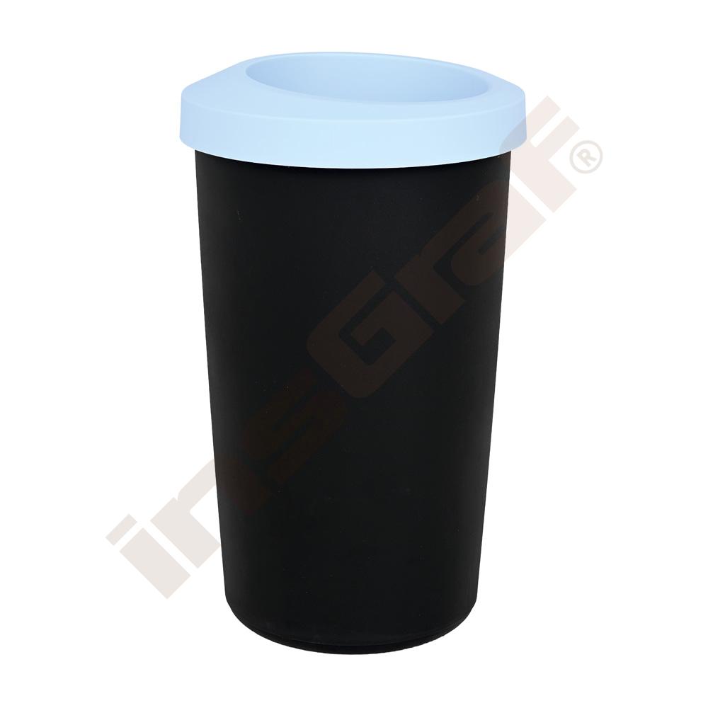 Odpadkový koš Compacta, 35 L - modrá pastelová
