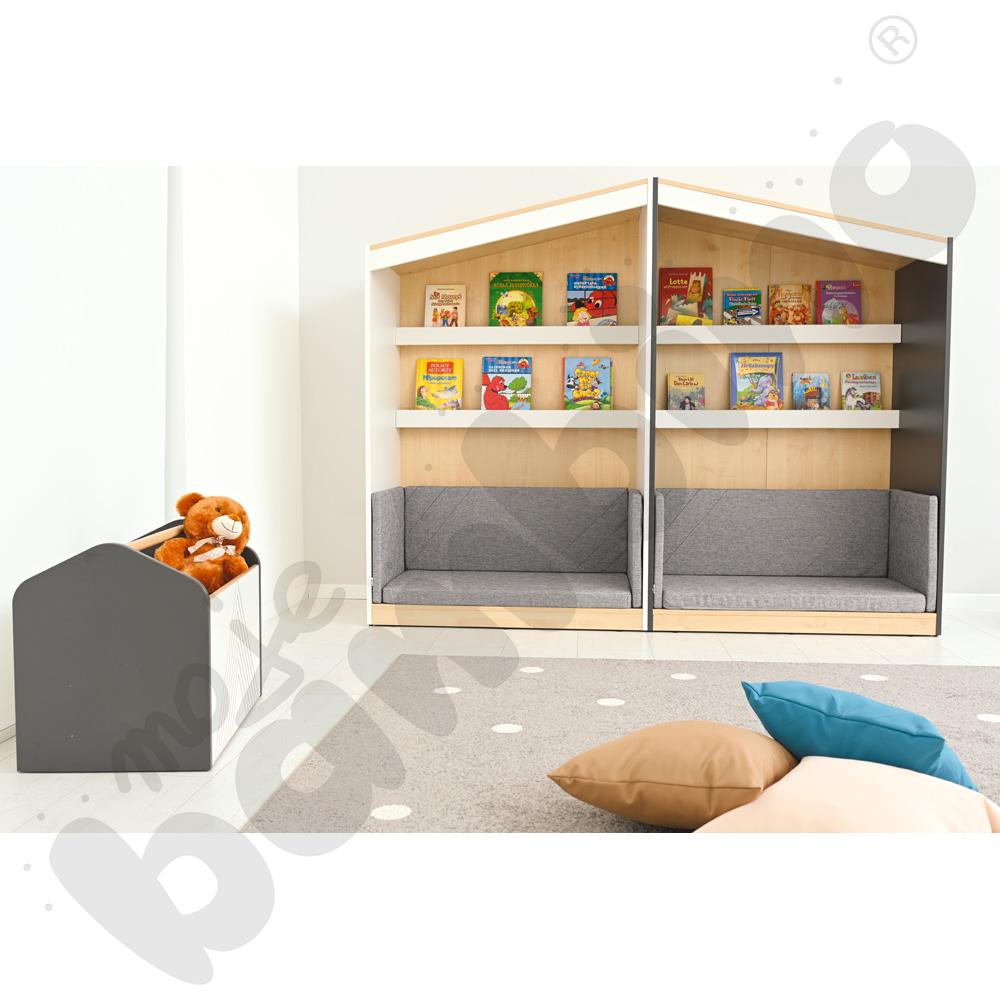 Biblioteczka FLO prawa biała