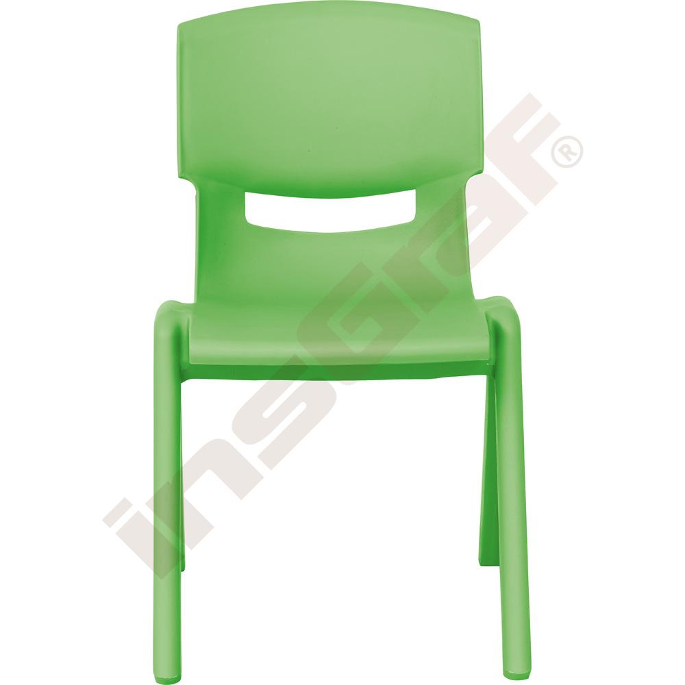 Židle Dumi, vel. 2 - výška 31 cm - ke stolům 53 cm - zelená 