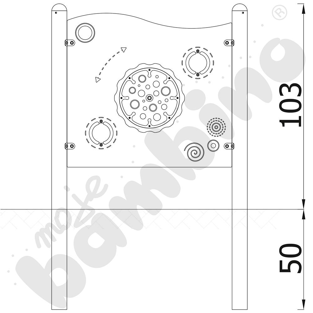 Milo - tablica Bąble