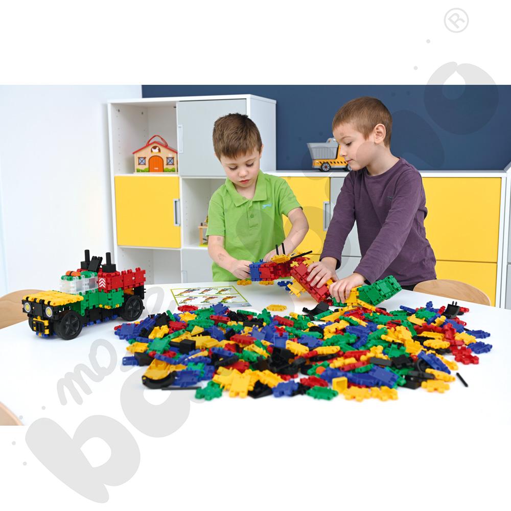 Klocki konstrukcyjne Clics Rollerbox 20w1