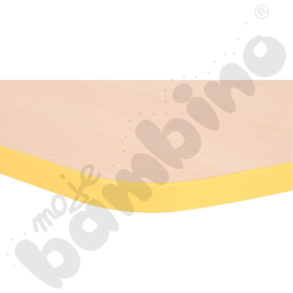 Blat Quadro klon jasny kwadratowy, żółte obrzeże