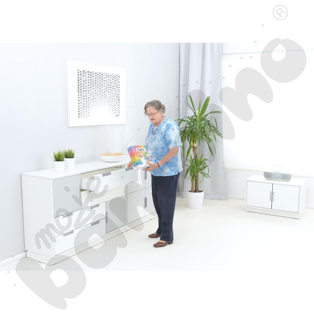 Quadro - zestaw 39, 90 st., cichy domyk, biała skrzynia 