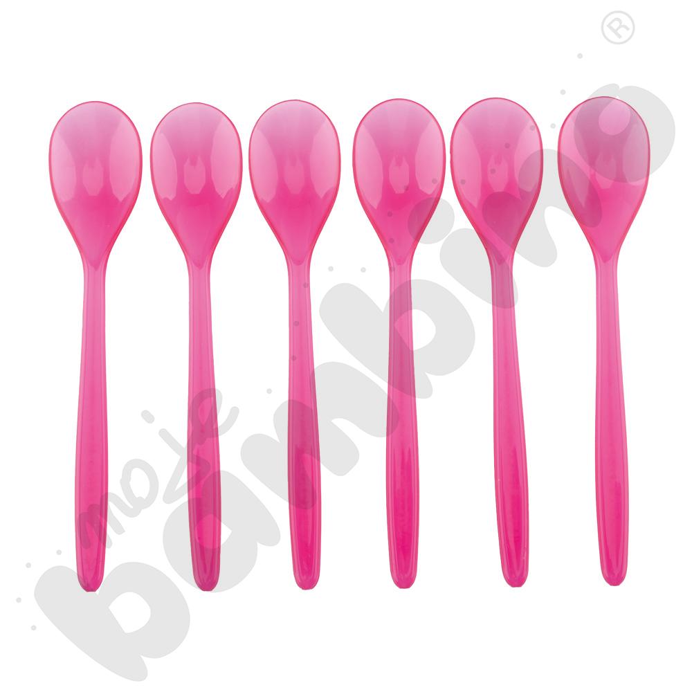 Łyżeczki Kajtuś, 6 szt. - różowe