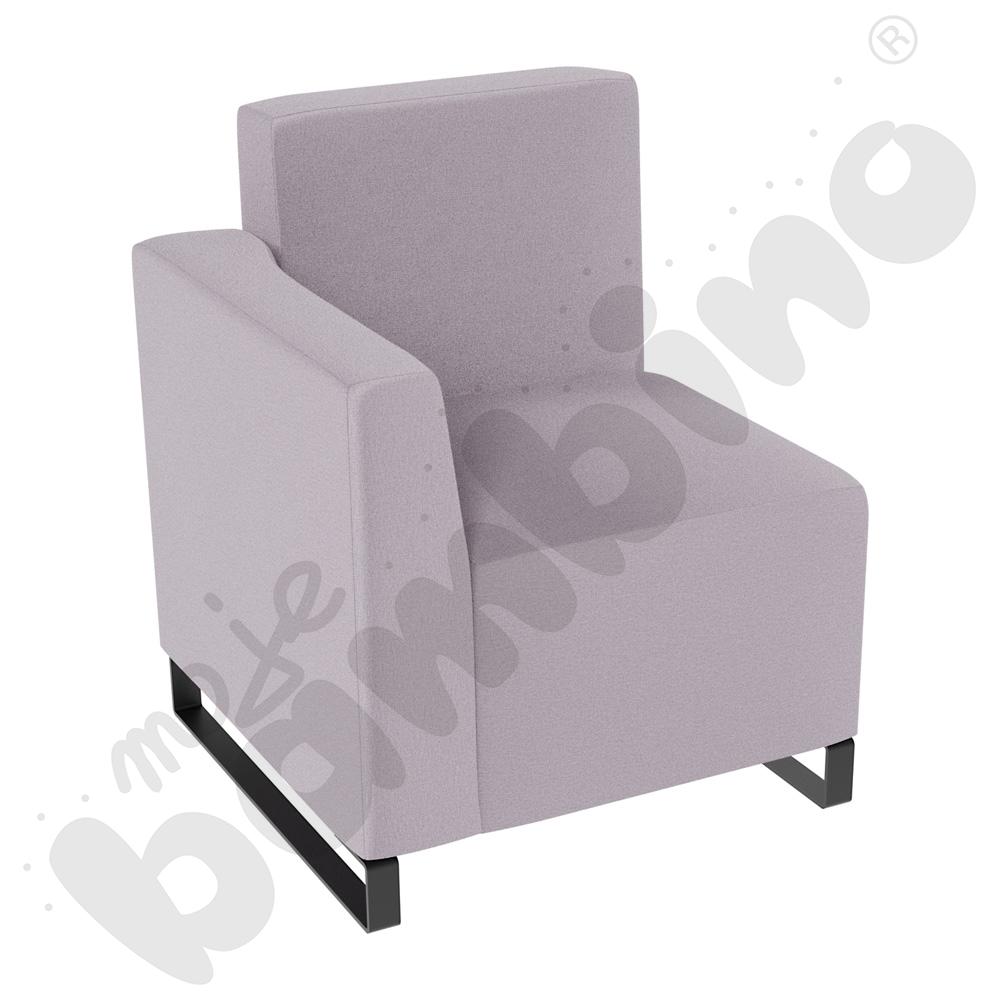 Fotel Universum wys. 82 cm, bok niski lewy, tkanina KG21