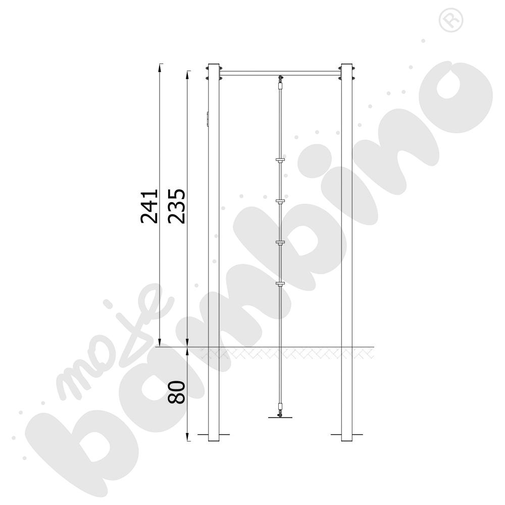 Lina do wspinaczki Orange