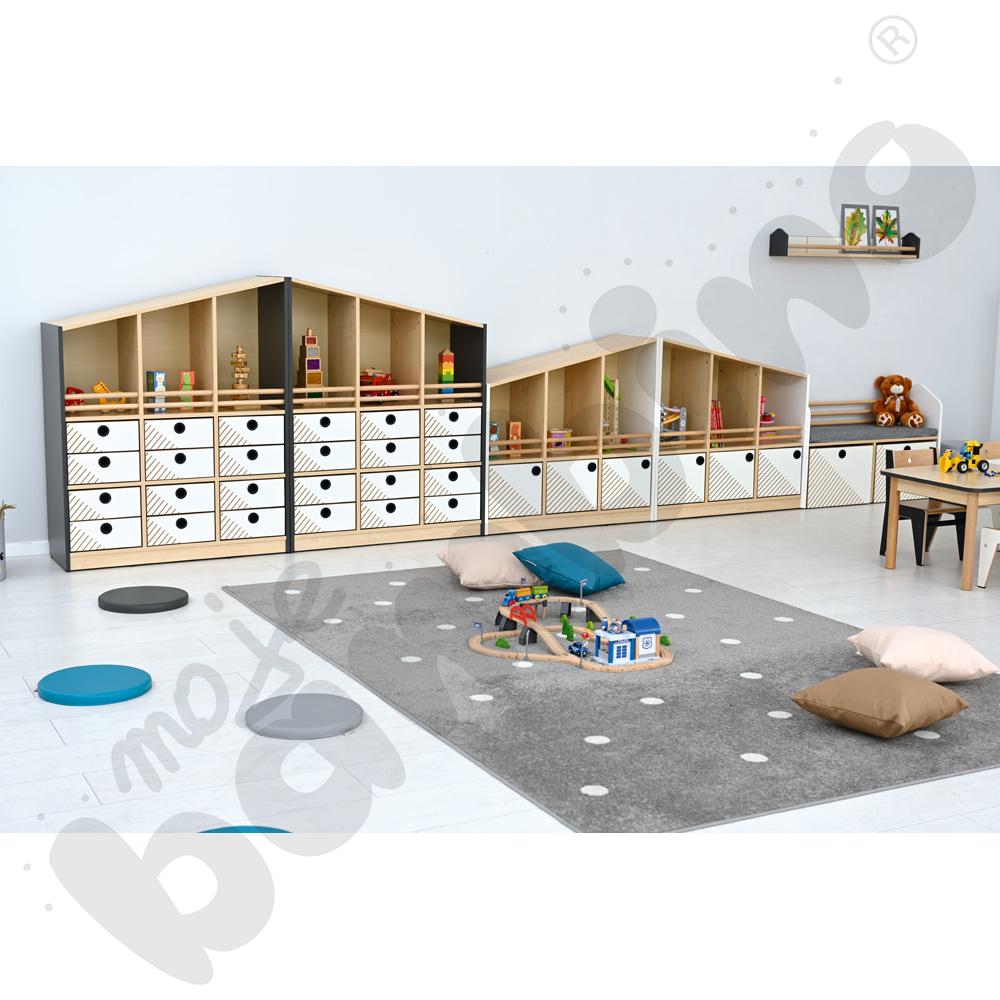 Szafka wysoka FLO lewa antracyt