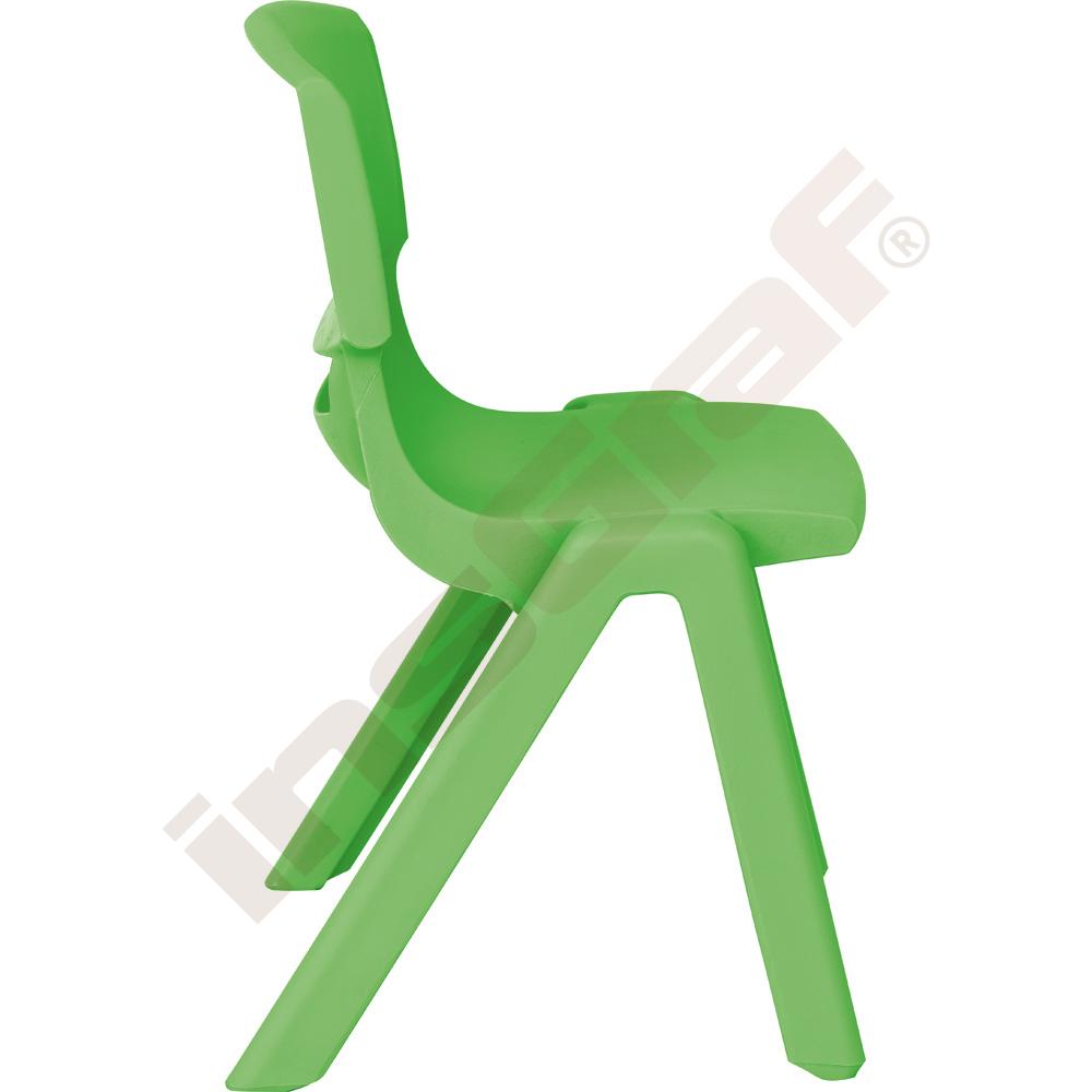 Židle Dumi, vel. 2 - výška 31 cm - ke stolům 53 cm - zelená 