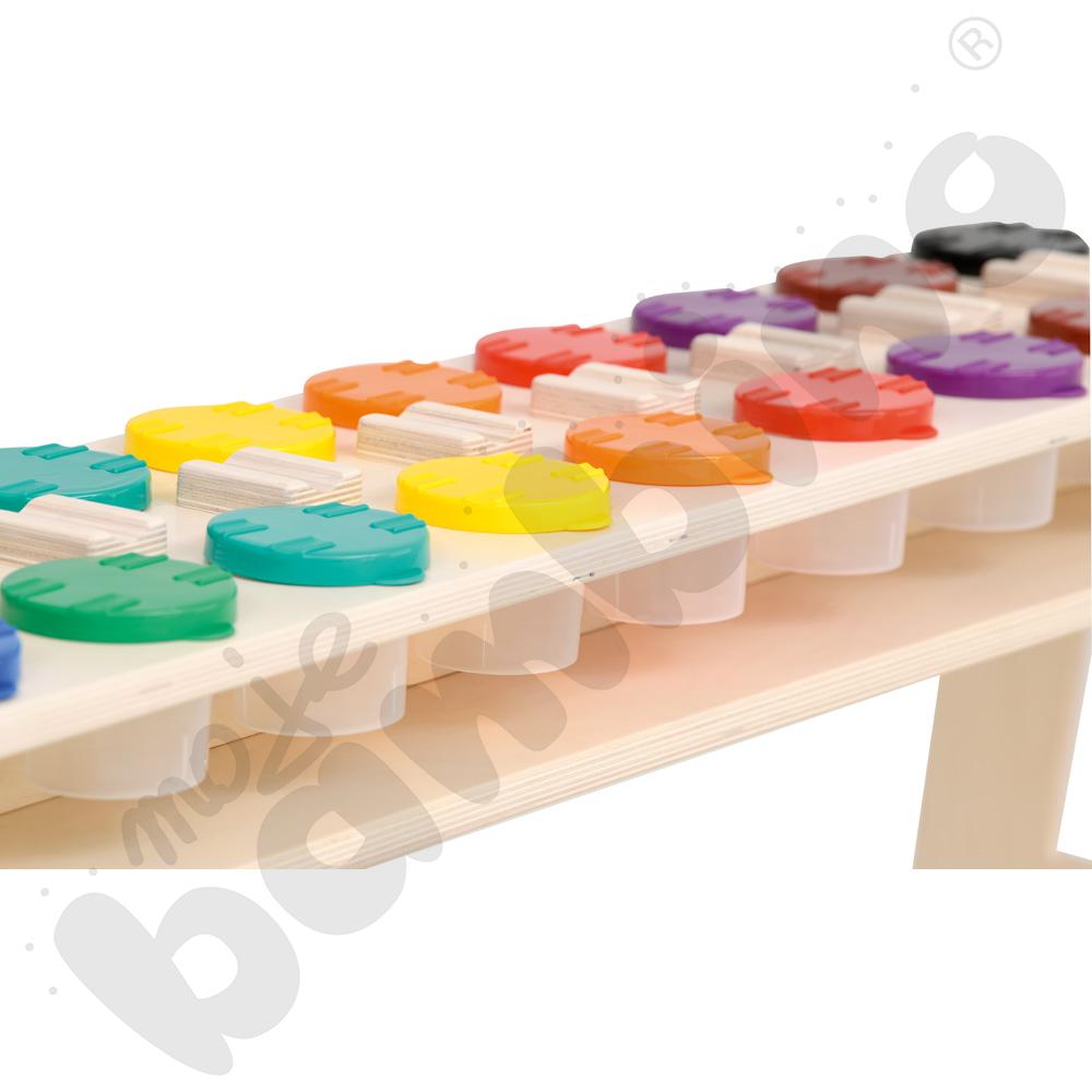 Stojak na pojemniki do farb II 