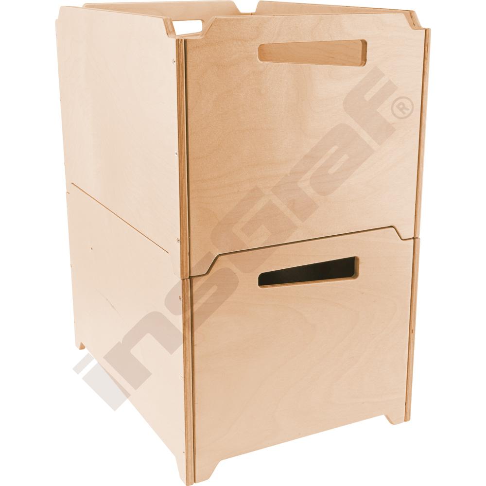 Echtholz - úložné boxy na hračky, výška 28 cm