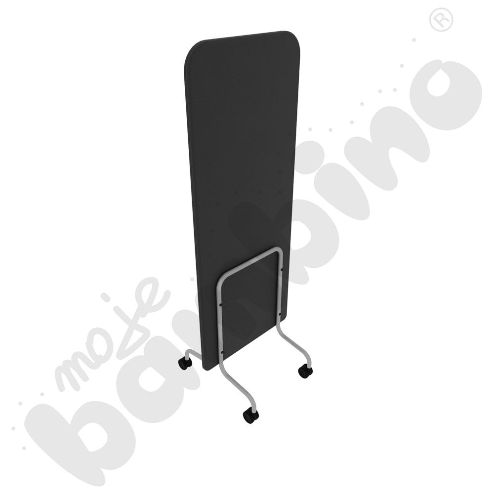 Parawan Versa 60x170 cm z kółkami na twardą powierzchnię, stelaż jasnoszary, tkanina BD14