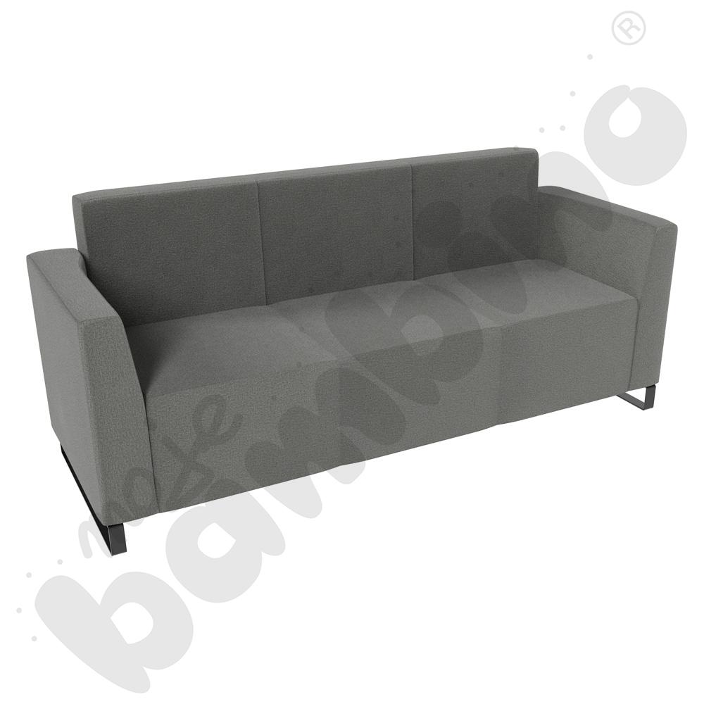 Sofa Universum 3-os. wys. 82 cm, 2 boki niskie, tkanina KG22