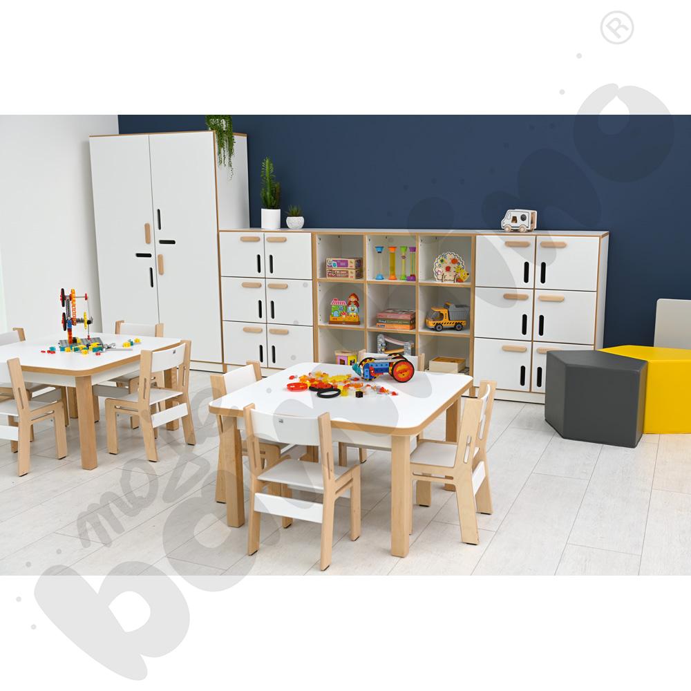 Białe krzesło NEA rozm. 2