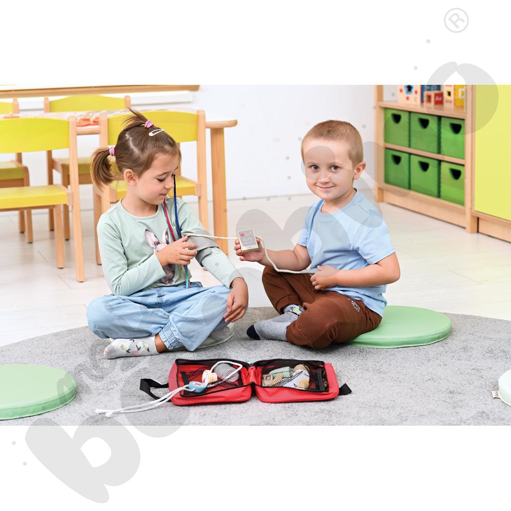 Zestaw małego medyka - drewniany