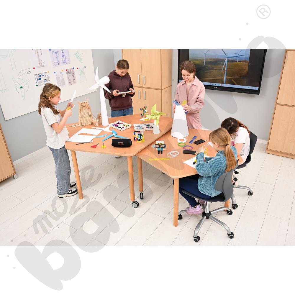 Blat Flexi pięciokątny duży - buk