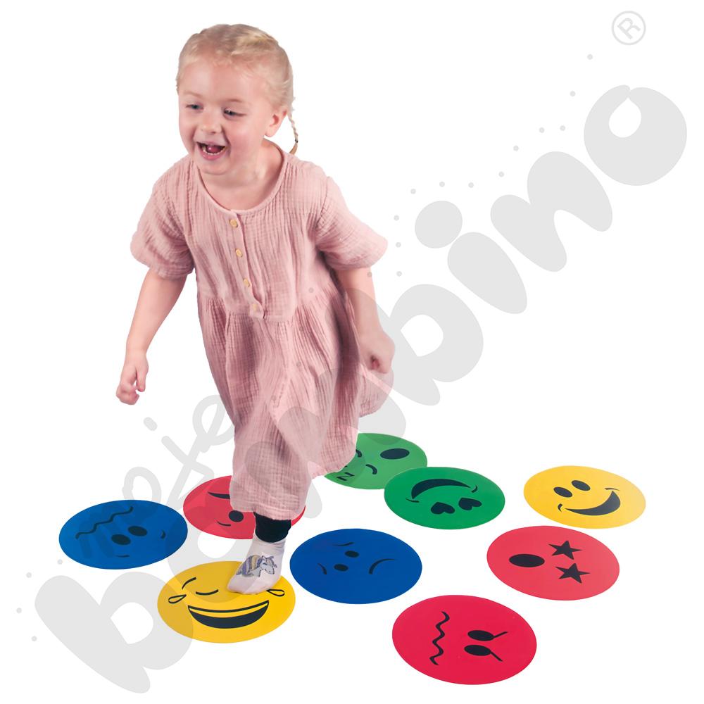 Nastrojowe krążki podłogowe, 8 szt.