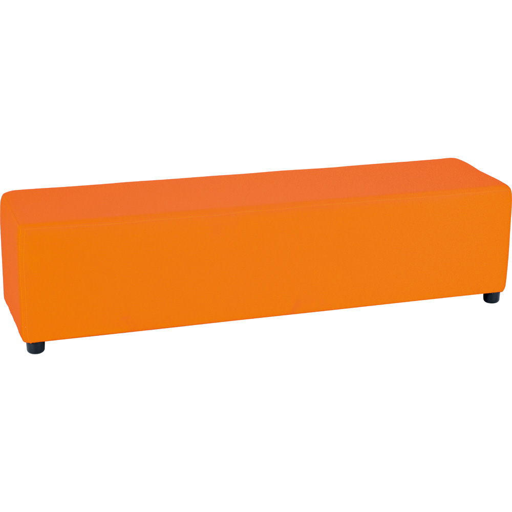 Taburetka Blocco Mini 3-miestna - oranžová	