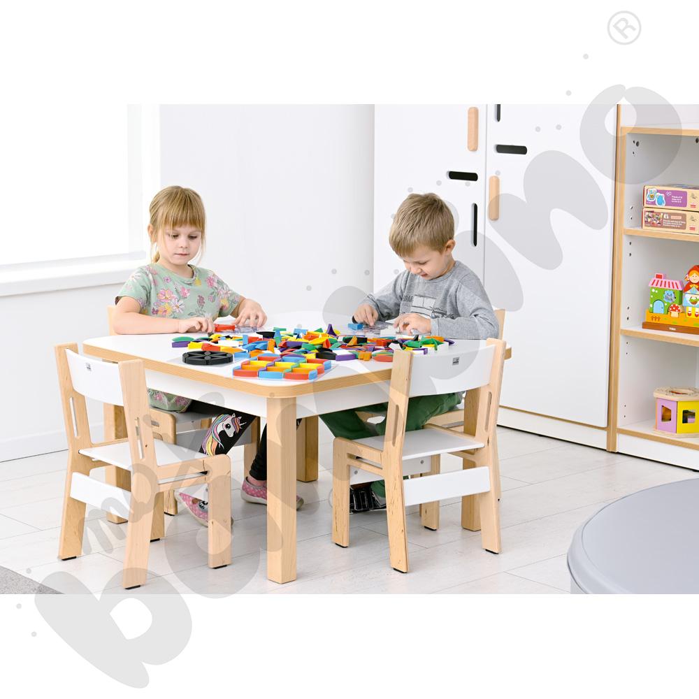 Białe krzesło NEA rozm. 2