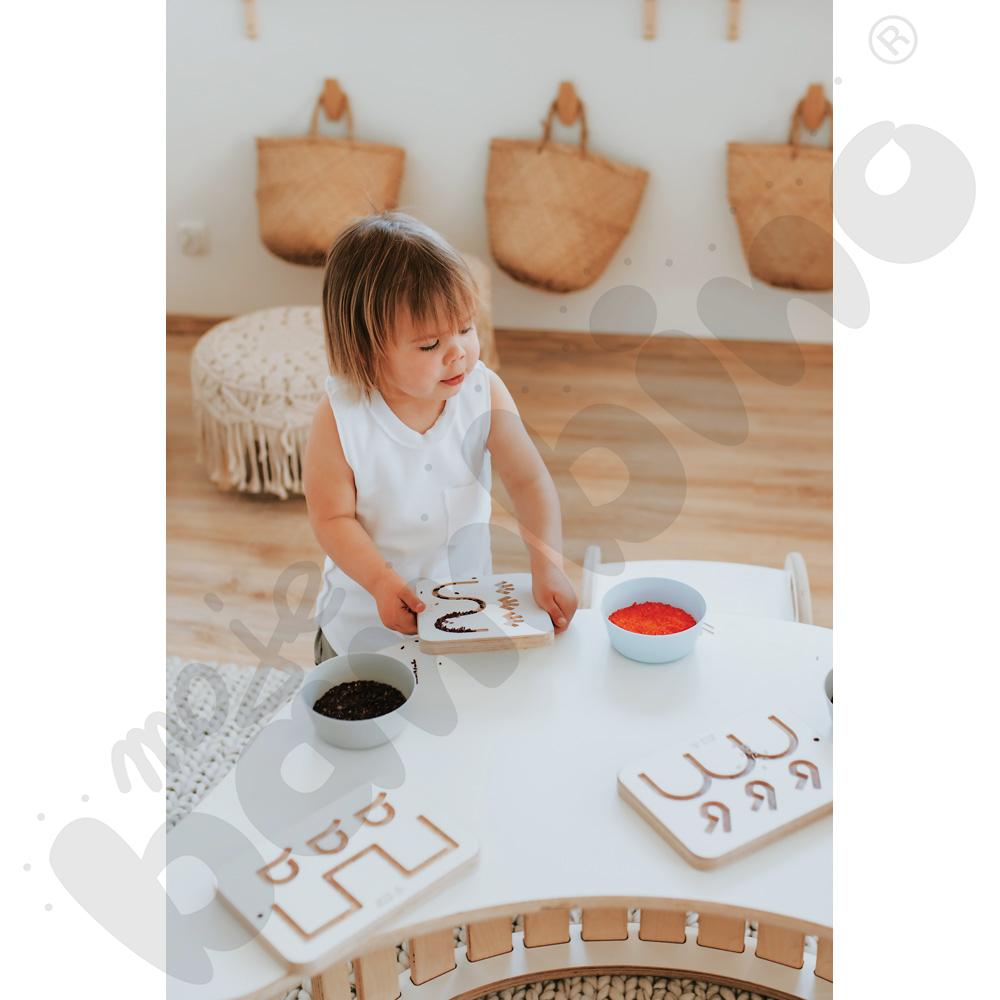 Tablice grafomotoryczne malucha - białe - MED