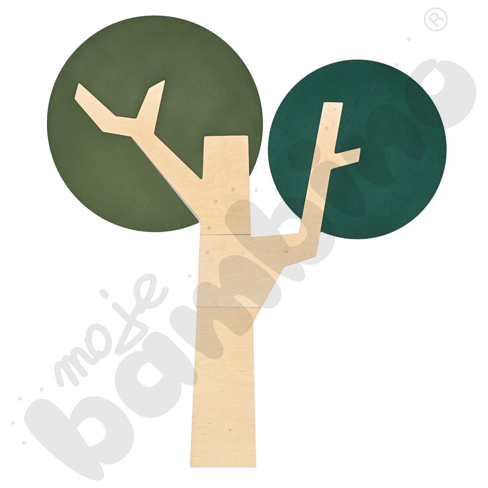 Panel ścienny - drzewo z okrągłą koroną