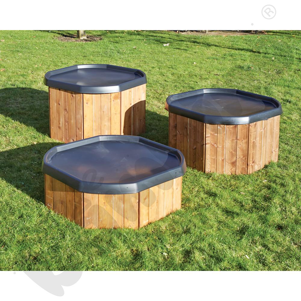 Zestaw skrzyń z tacami Tuff Spot, 3 szt.