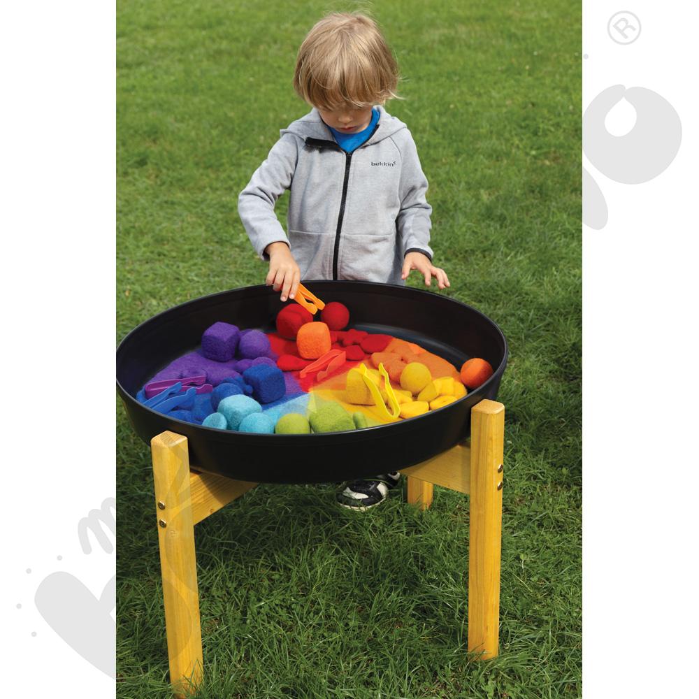 Zestaw tac Deep Spot ze stojakami, 3 kpl.