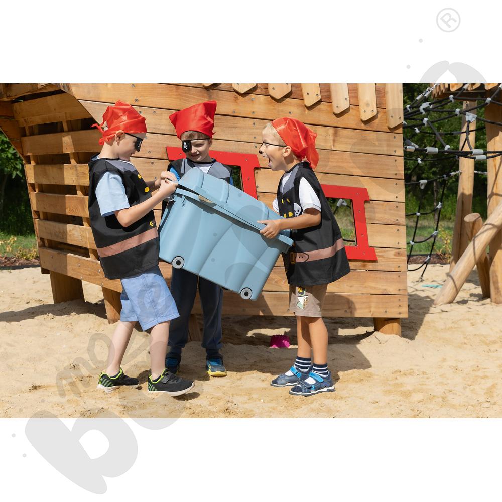 Skrzynia pirata jasnoniebieska