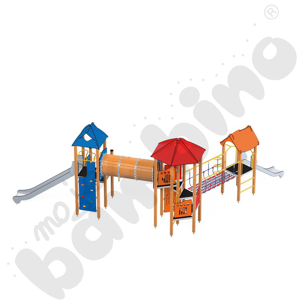 Orbis - baszta 14, drewniane słupy