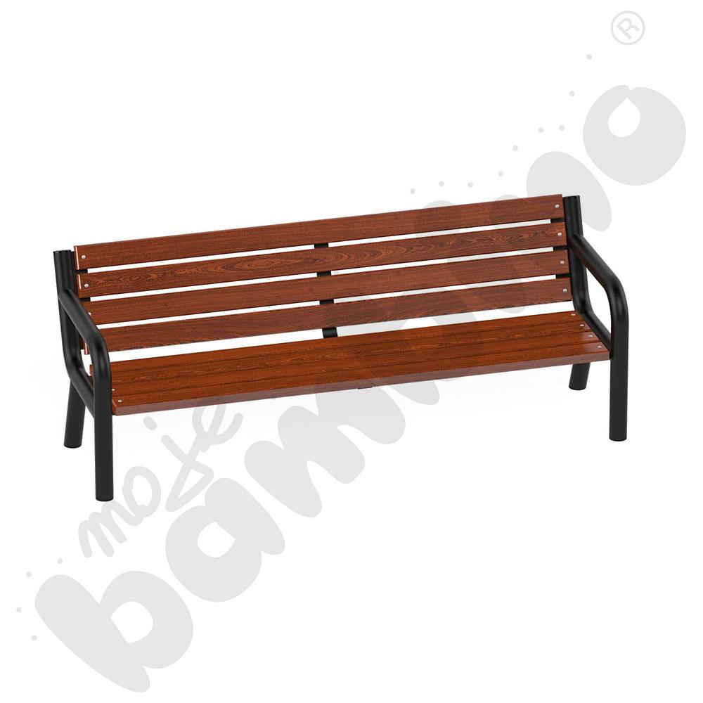 Ławka Viking Bis, mahoń