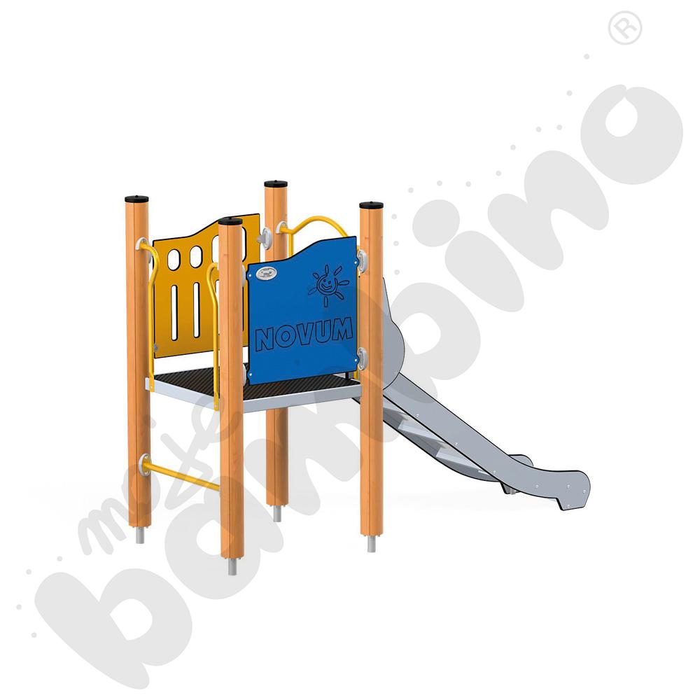 Orbis - platforma 1, drewniane słupy