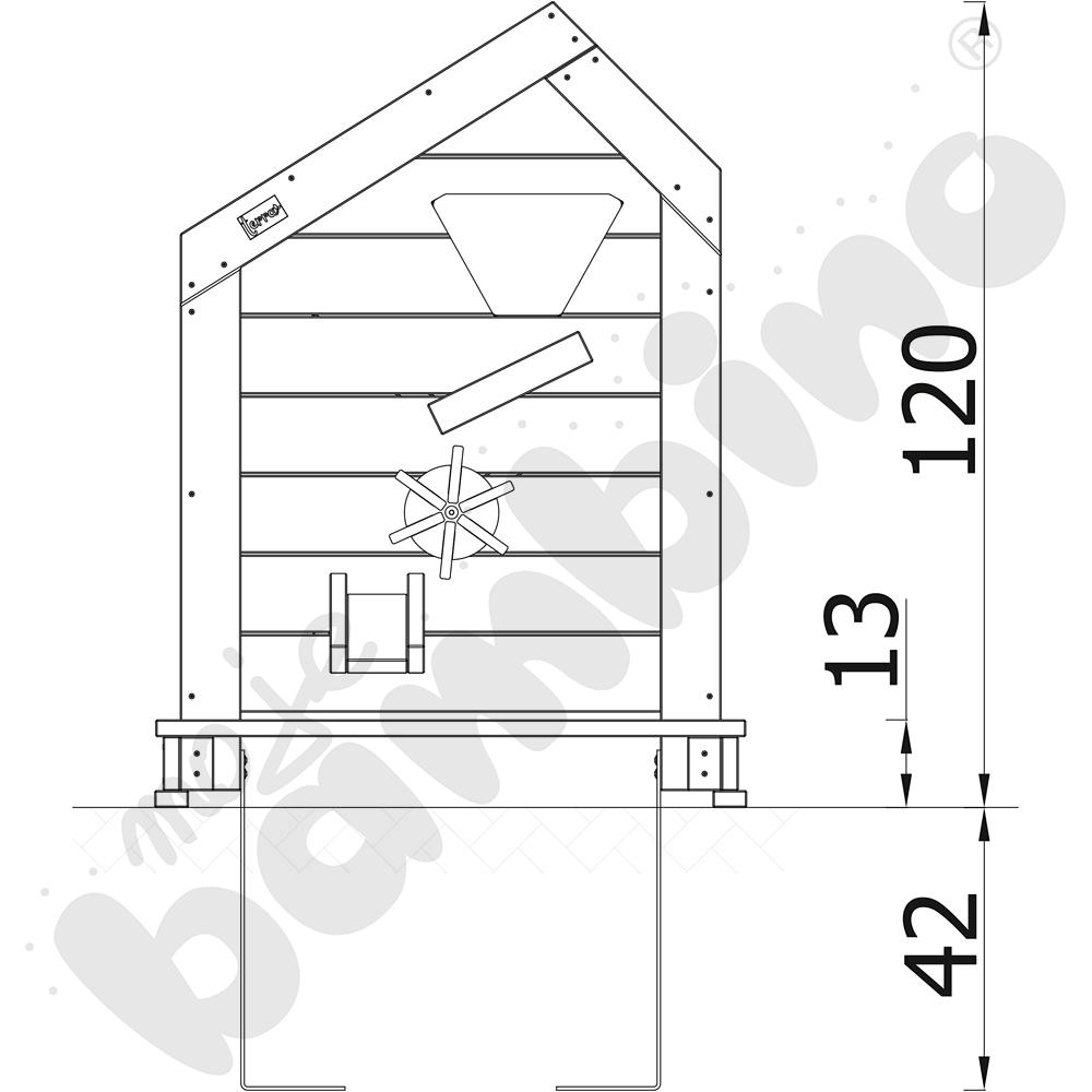 Tablica do piasku z kotwami