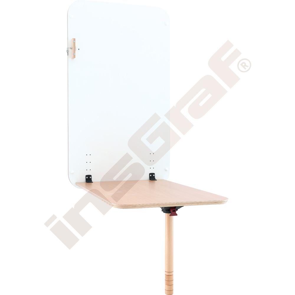 
Flexi Wandklapptisch 5-6, mögliche TH 70 und 76 cm, HPL Buche
