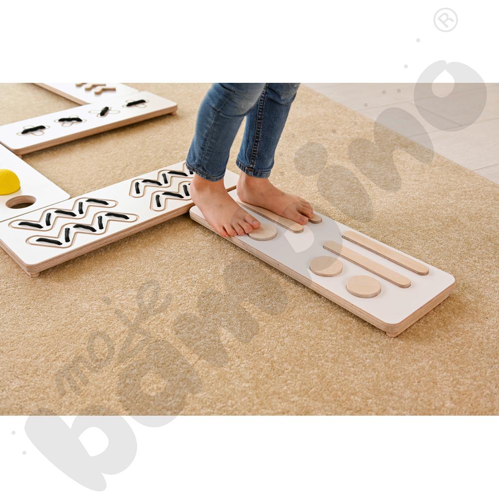 Ścieżki sensoryczne Good Wood - białe - MED