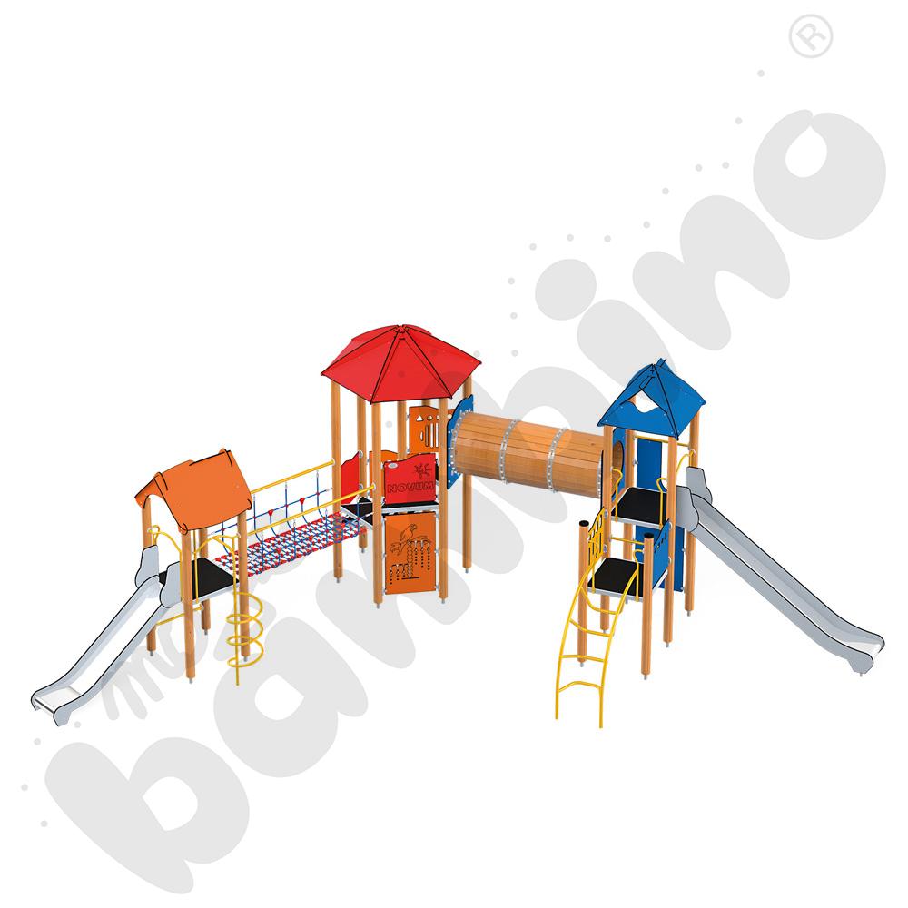 Orbis - baszta 14, drewniane słupy