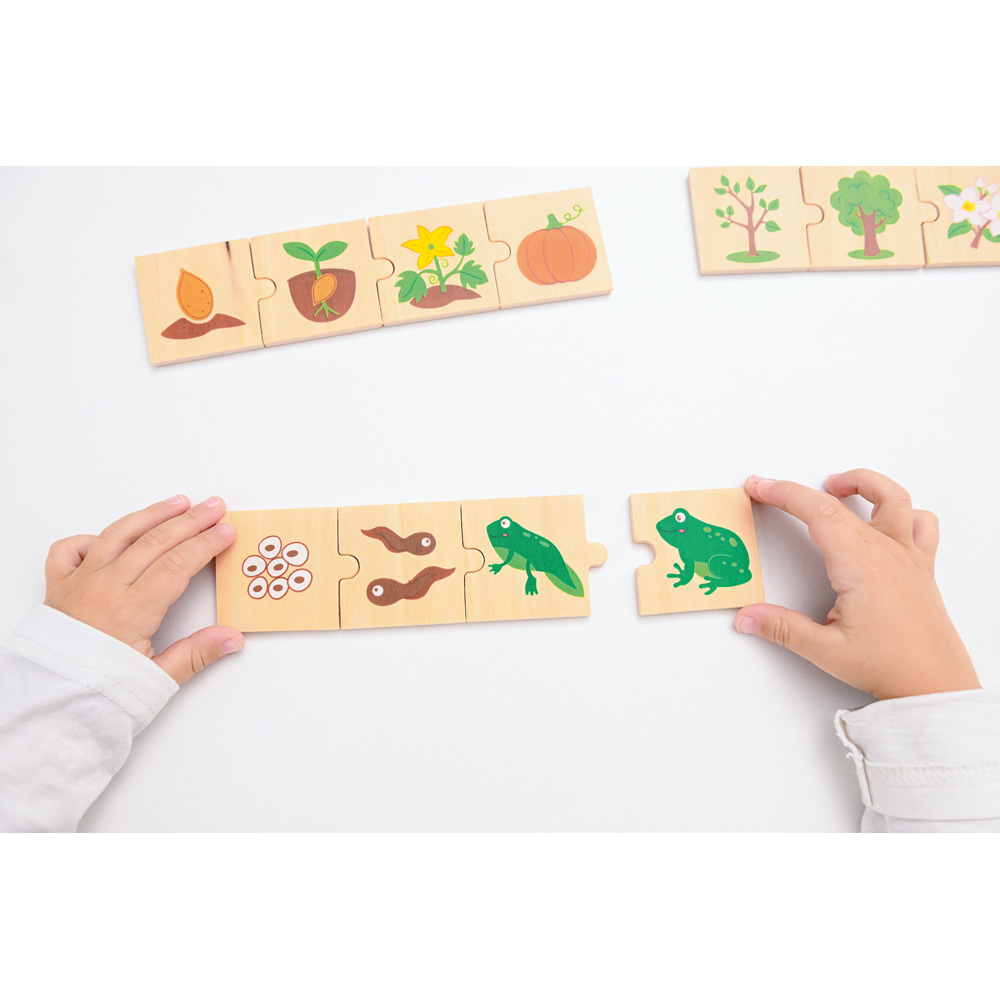 Puzzle - rastúce zvieratá a rastliny