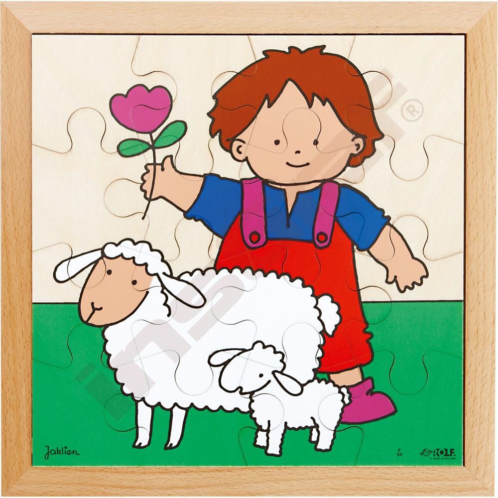 Puzzle roční období - jaro 