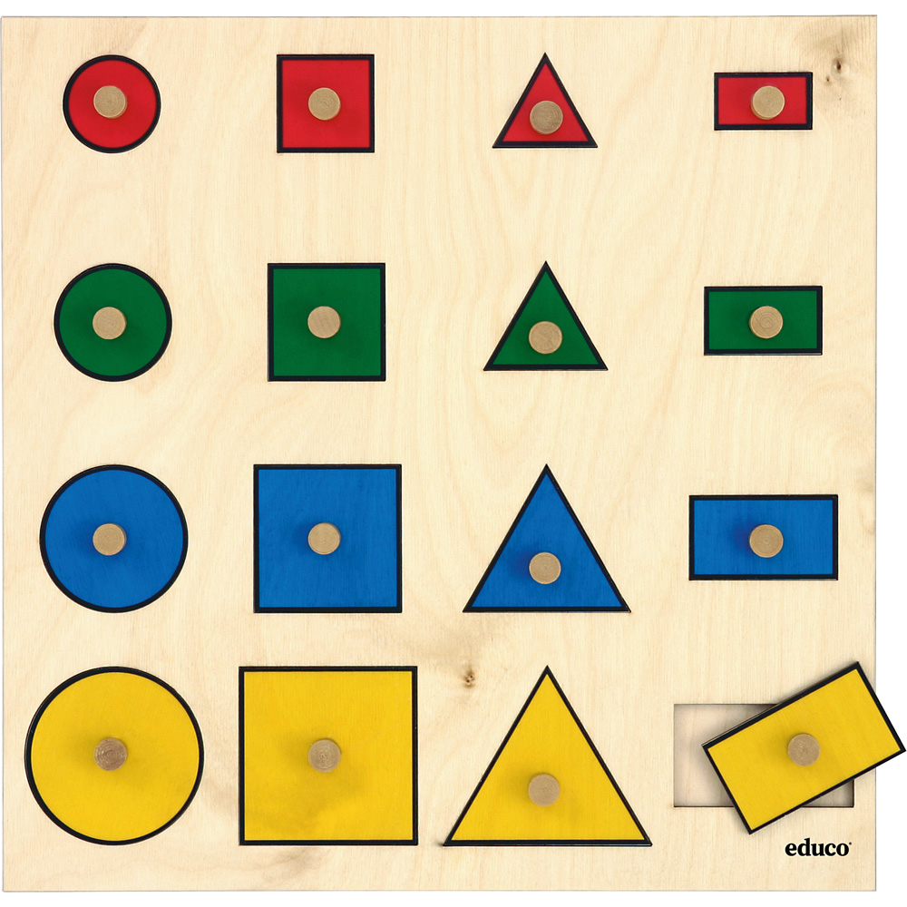 Puzzle - zoradiť figúrky, 16 dielikov