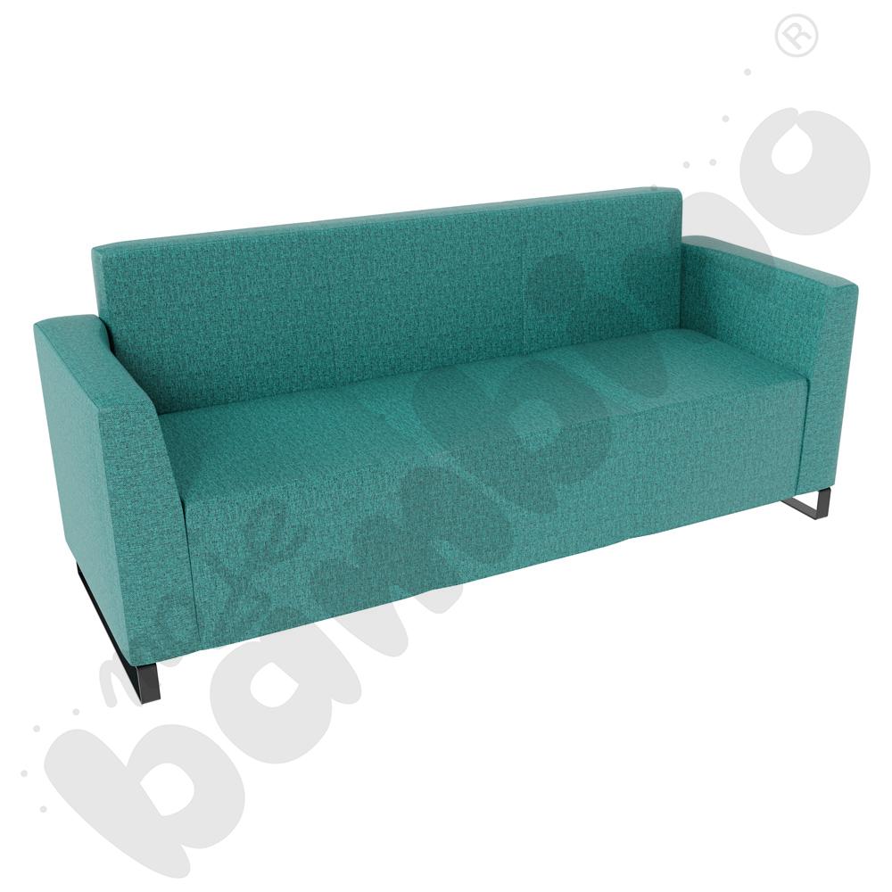 Sofa Universum 3-os. wys. 82 cm, 2 boki niskie, tkanina RO19