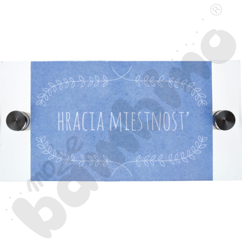 Tabliczka informacyjna przydrzwiowa EuroPLEX 190x95mm