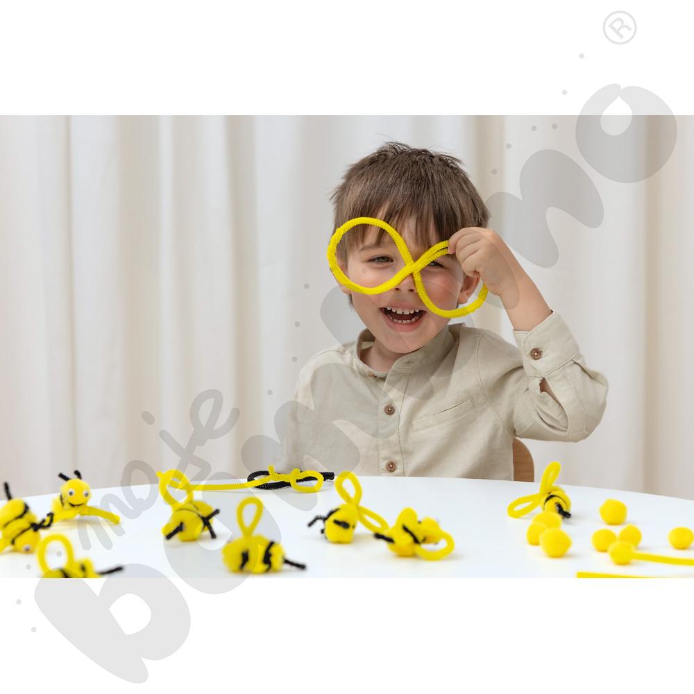 Druciki kreatywne 0,4 x 30, 100 szt. - czarne