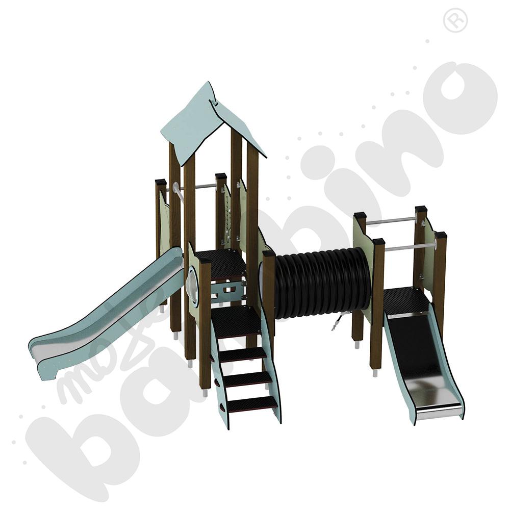 Zestaw Urbi 5, słupy drewniane C