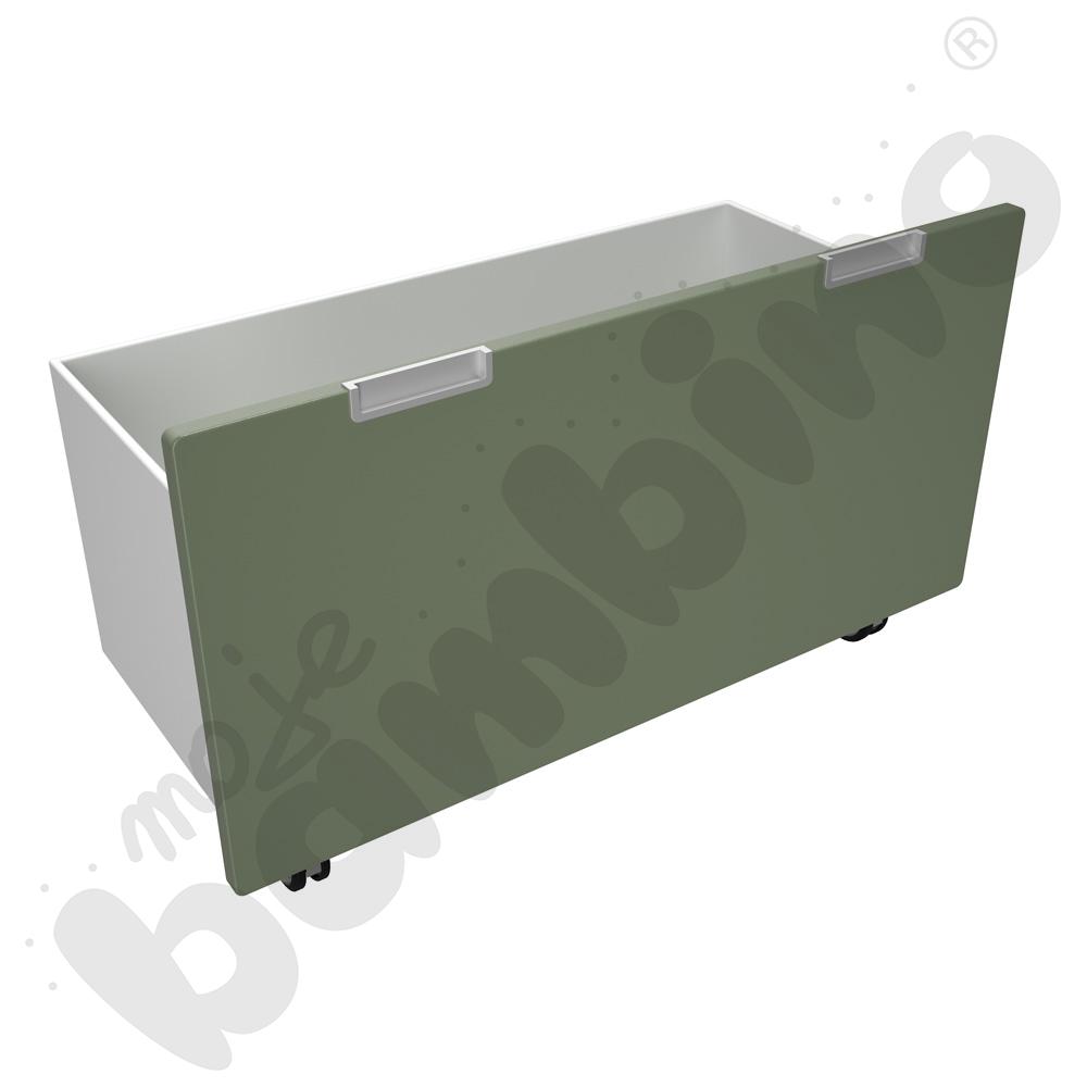 Quadro - skrzynia duża - ciemnooliwkowa