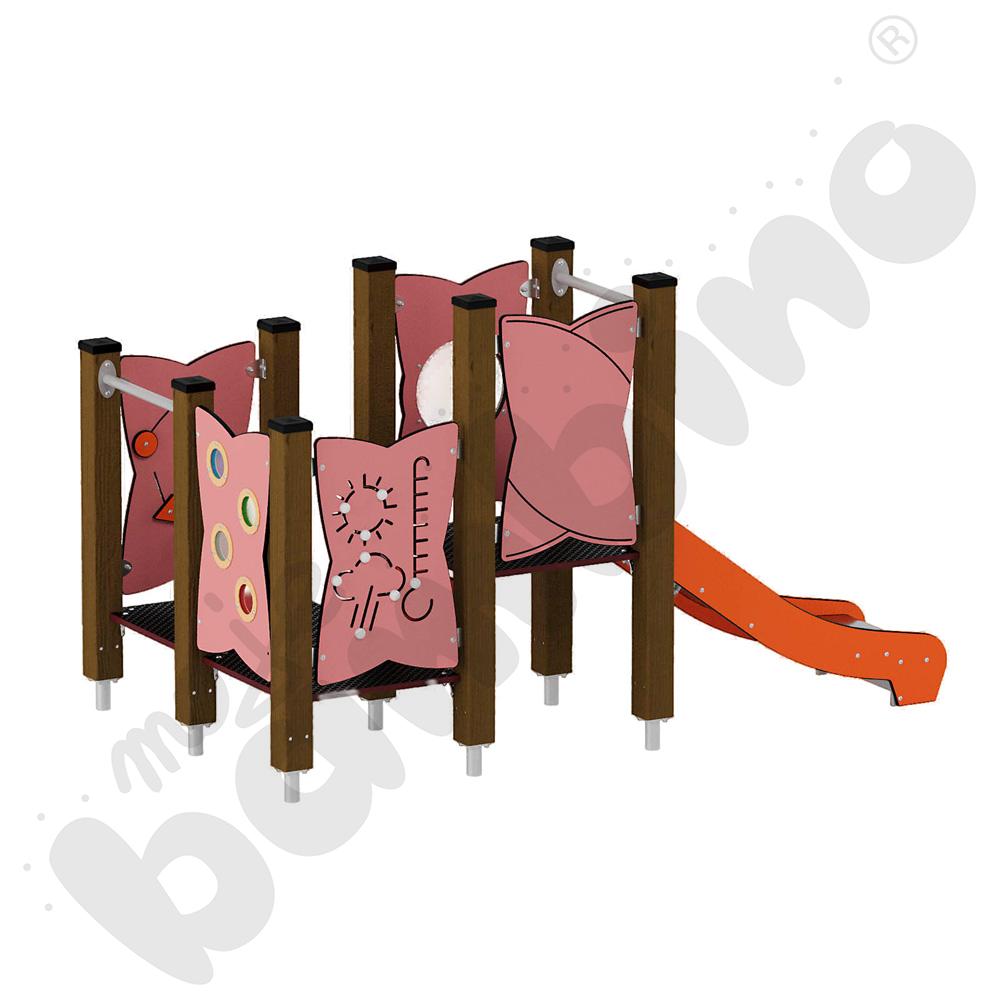 Zestaw Urbi 3, słupy drewniane A