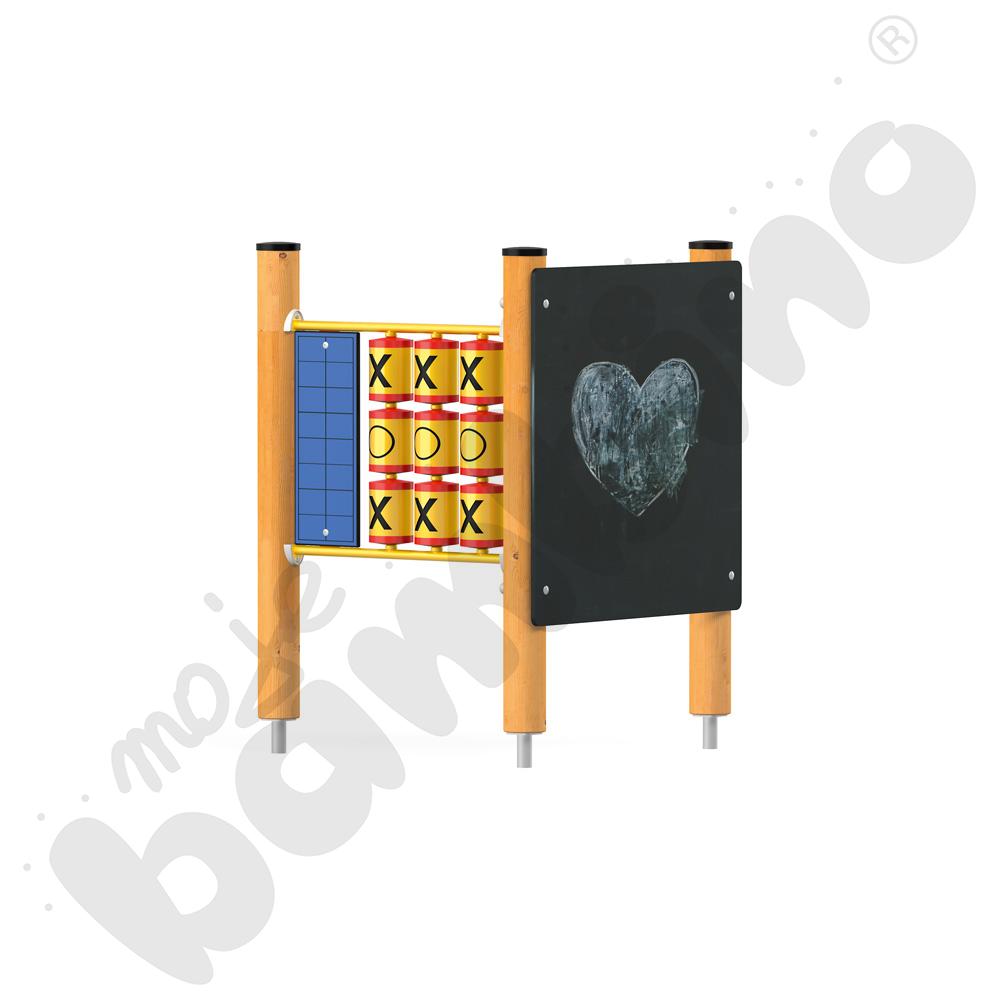 Tablica do rysowania z grą Kółko i krzyżyk