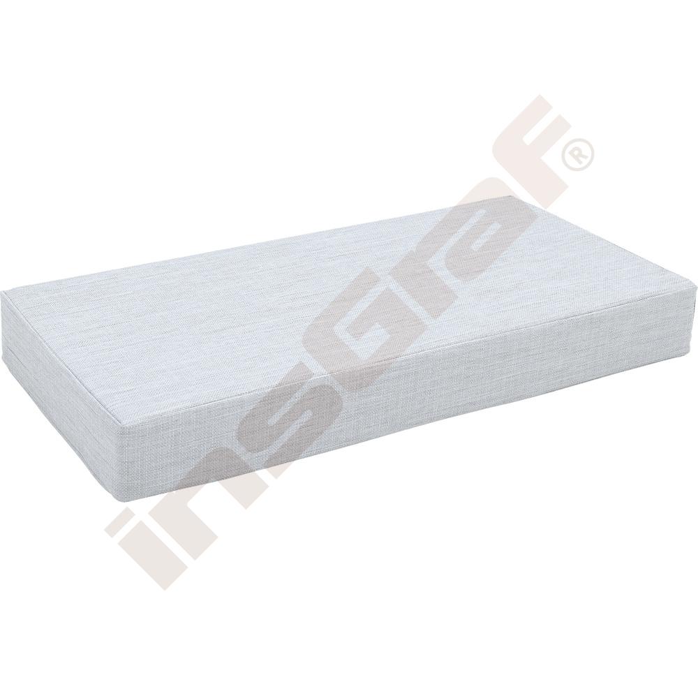 Žíněnka Quadro 2 světle šedá, výška 10 cm