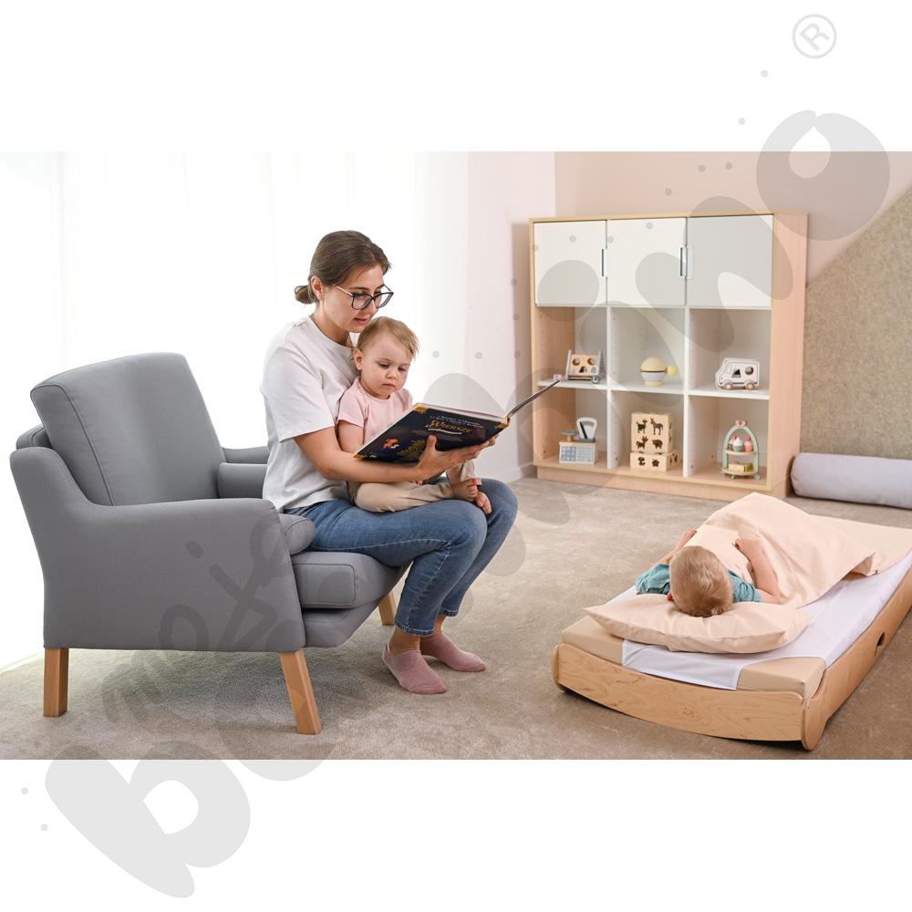 Fotel Alan jasnoszary